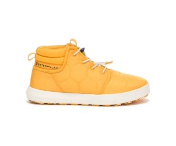 Caterpillar Sneakers South Africa CODE Scout Mid Yellow - Cat Shoes For Men - KM4827160